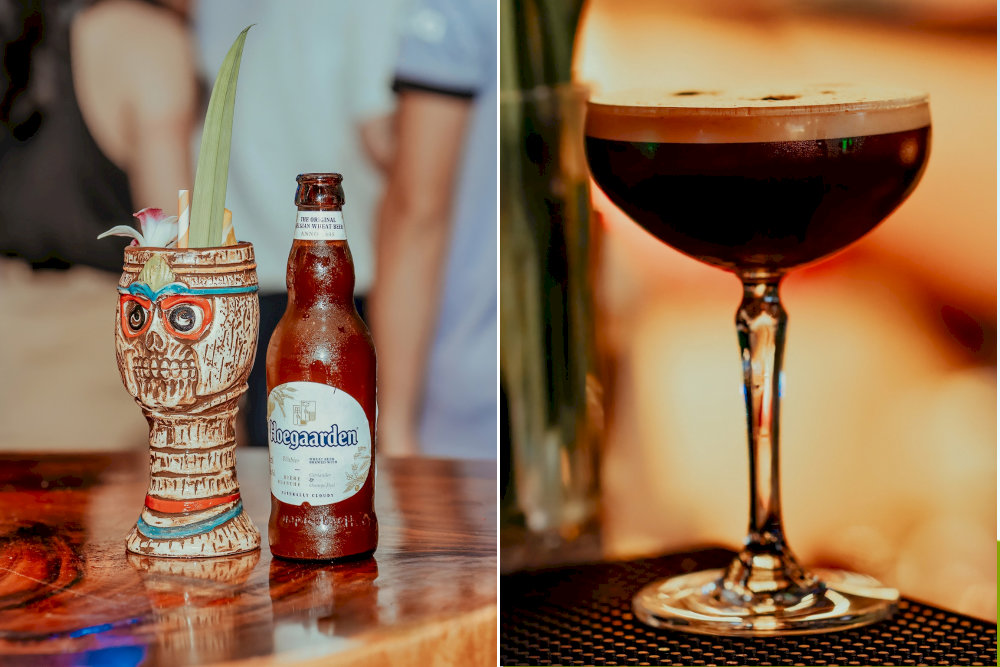 受波利尼西亞文化啟發的熱帶雞尾酒，帶有新鮮風味